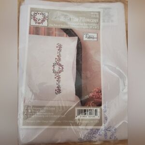 Tobin Heart Vine Embroidery Pillowcases
